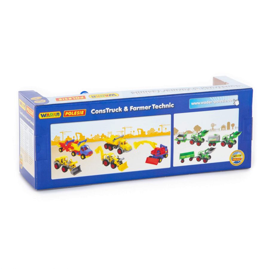 "КонсТрак", автомобиль-самосвал с полуприцепом (в коробке)