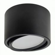 Feron св-к накл. спот под лампу GX53 HL361 черный поворотный 100x100x65