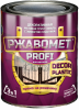 Грунт-Эмаль для Металла 3 в 1 Красковия Ржавомет Profi «Decor Plastic» 0.9кг RAL9005 с Эффектом Пластика, Матовая для Внутренних и Наружных Работ.