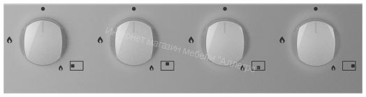 Газовая варочная панель Candy CHW 6 D4 WX нержавеющая сталь