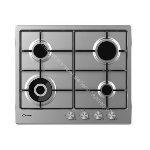Газовая варочная панель Candy CHW 6 BF4 WPX нержавеющая сталь