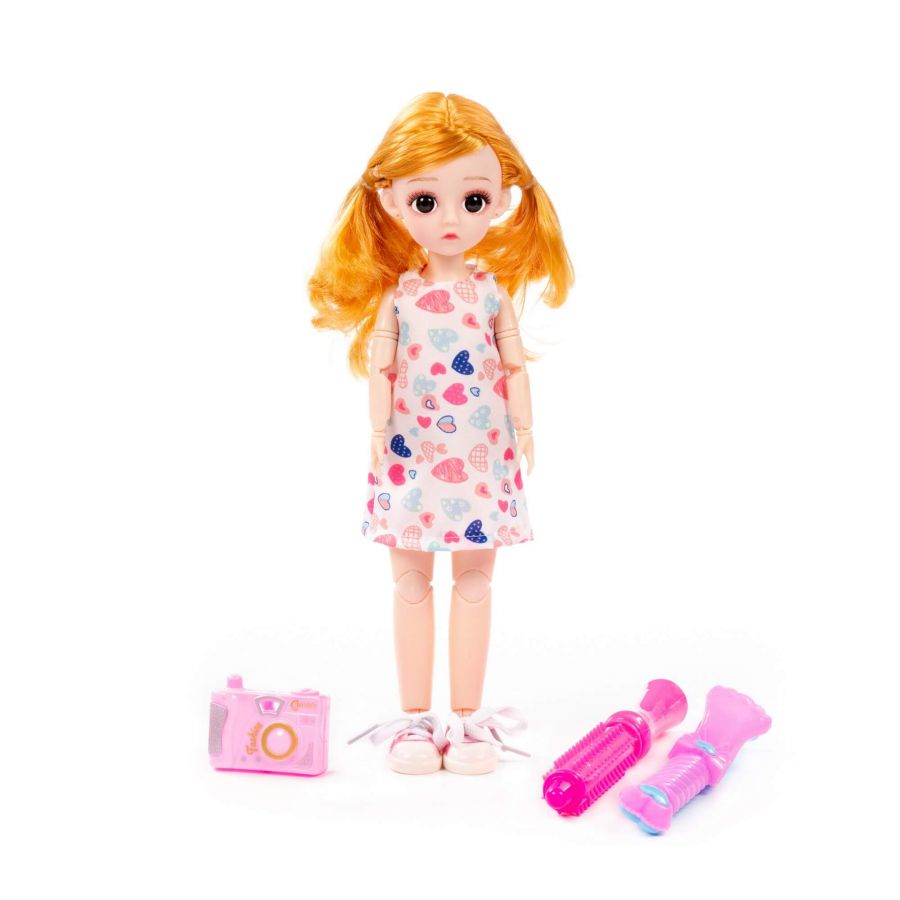 Кукла "Даша" (29 см) у стилиста + аксессуары (3 элемента) (в коробке №2)