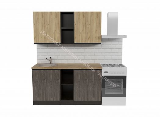 Кухонный гарнитур  Адажио нормал 1500 мм