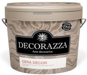 Декоративный Состав Decorazza Cera Decor 2.5л CD 10-26 Лессирующий, Матовый на Основе Воска / Декораза Сера Декор.