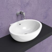 Раковина Flaminia Dip 62 Countertop - Wall Hung Basin DP482 62х49,5 схема 1