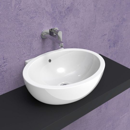 Фото Раковина Flaminia Dip 62 Countertop - Wall Hung Basin DP482 62х49,5