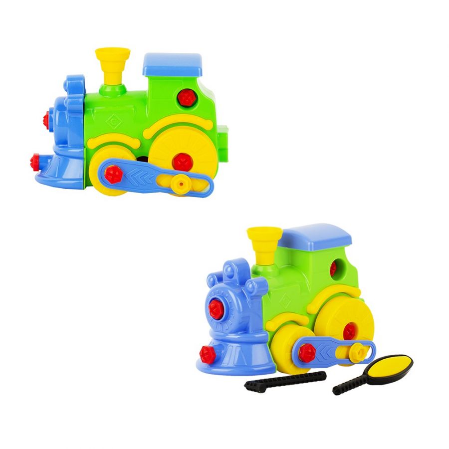 Игрушка «Паровозик» (26 предметов, отвертка 1шт., шестигранник 1шт.)