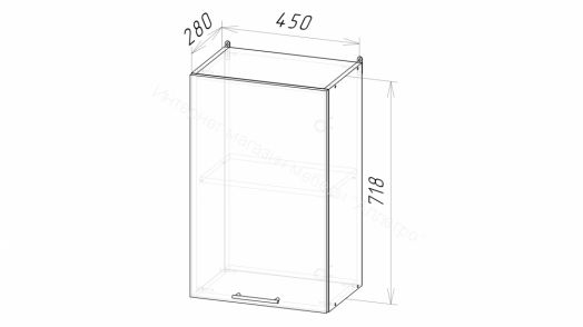 Кухонный гарнитур Амели прайм 400 1100х2000 мм