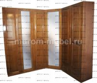 Шкаф Кантата угловой с двумя зеркалами (2250х1900х55х210)
