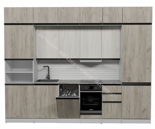 Кухонный гарнитур Паола люкс 3000 мм