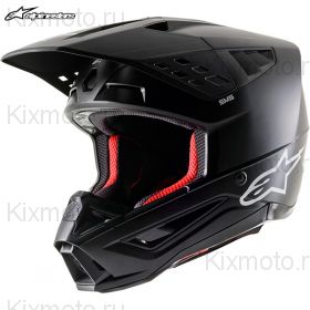 Шлем Alpinestars S-M5, Черный матовый