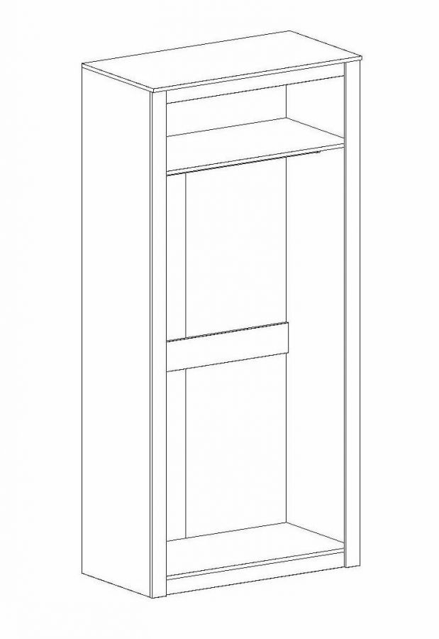 Двухдверный шкаф "Даллас"