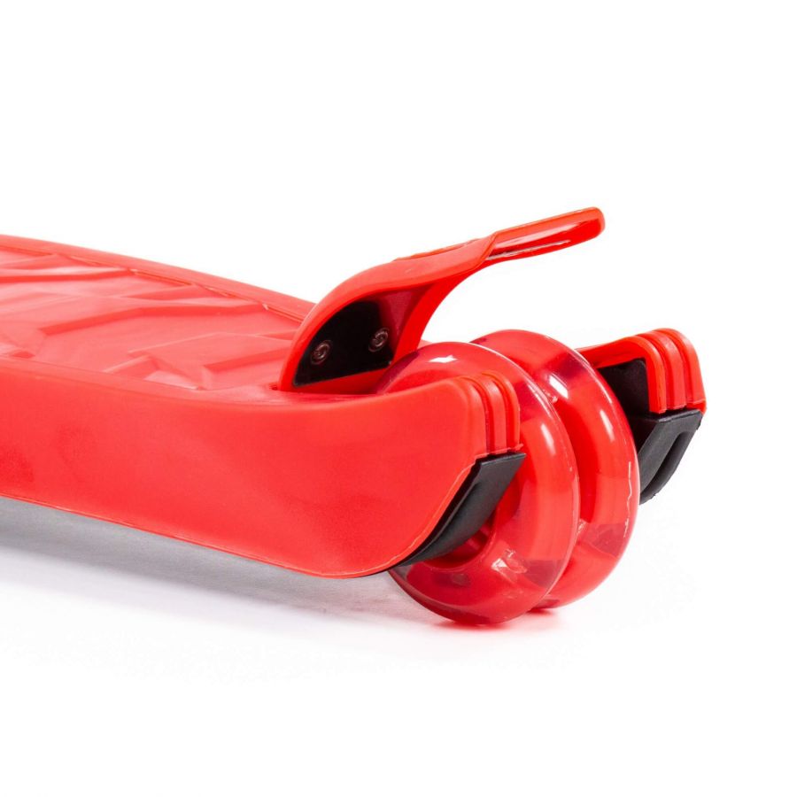 TJ-705L Детский самокат (со складной ручкой) (красный) (в коробке)