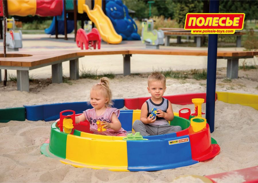 Песочница "Кольцо" 1360 мм с набором