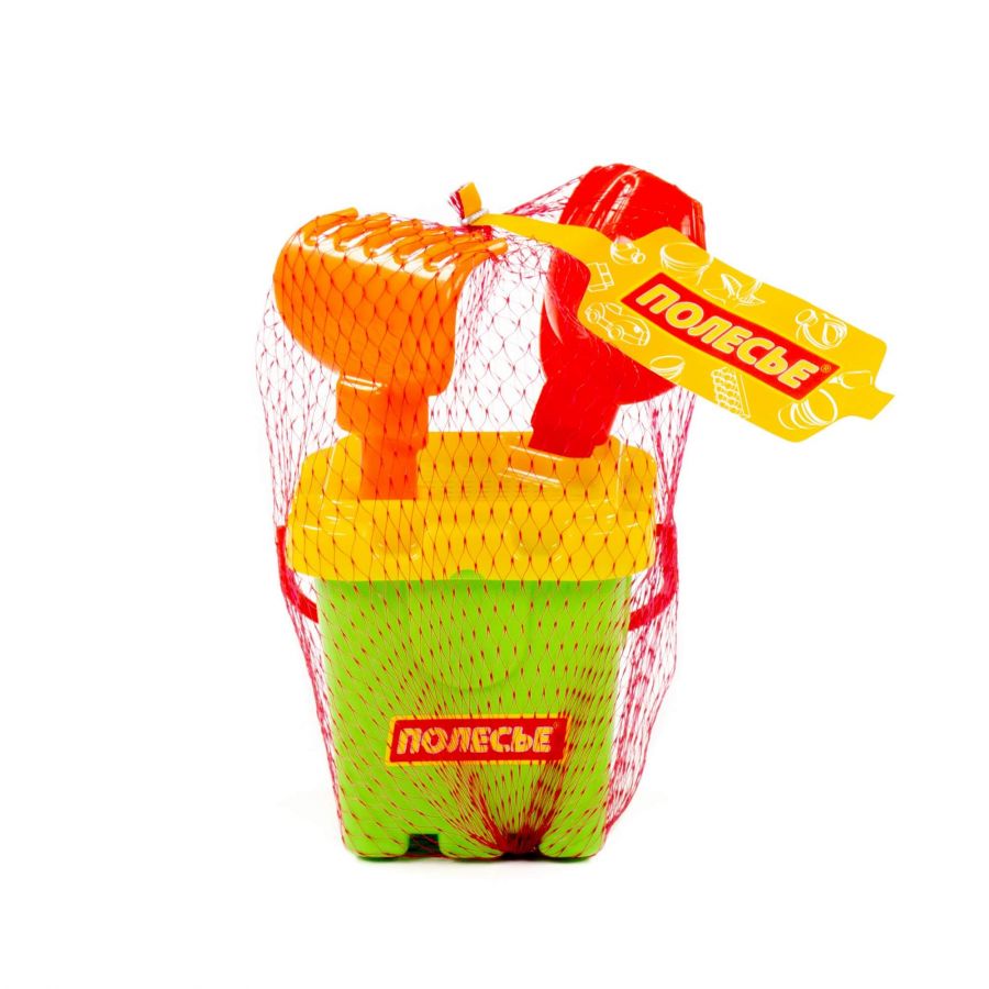 Набор №262: ведро-крепость малое, ситечко-крепость, совок №2, грабельки №2