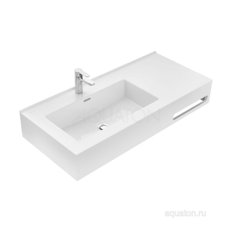 Раковина AQUATON Квадро Про 100 левая 1A733331QA01L