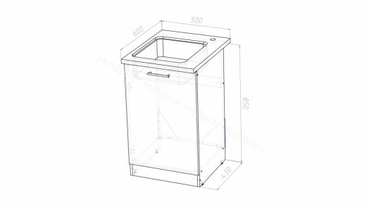 Кухонный гарнитур Паола мега 2500 мм
