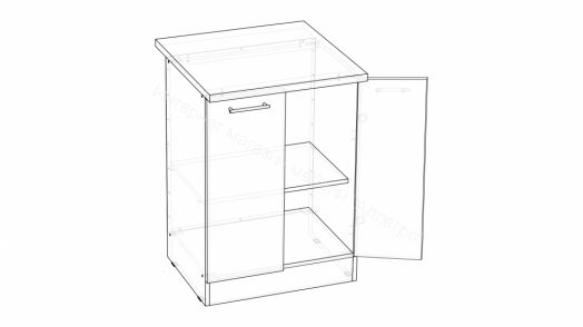 Кухонный гарнитур Антика мега прайм 1200х1600 мм