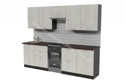 Кухонный гарнитур Лоретта мега 2500 мм