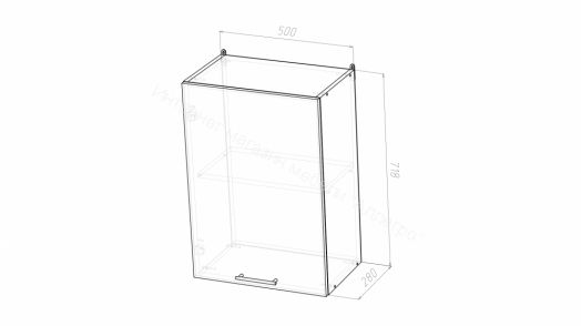 Кухонный гарнитур Лоретта мега 2500 мм