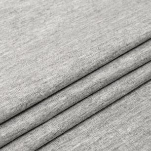 Трикотаж - Футер 2-х нитка, ц. серый меланж 50х30 см.