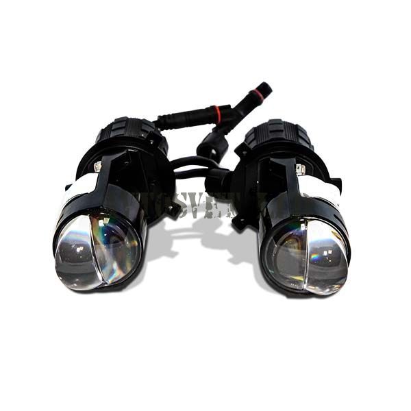 Автомобильные лампы светодиодные A82-H4-12-24V RUZOOM линза с границей света