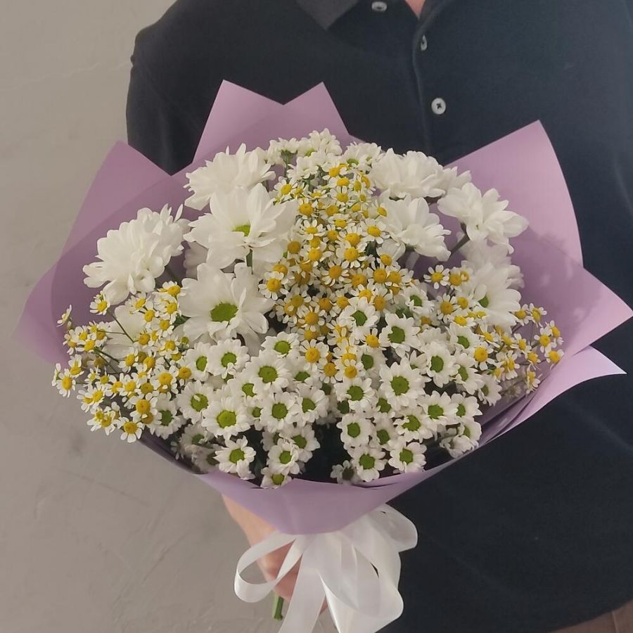 Микс из ромашек размер S