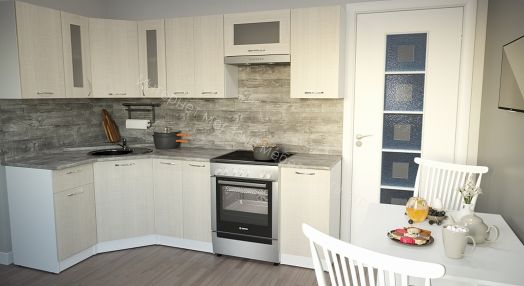 Кухонный гарнитур Лариса оптима 1 1300х2500 мм