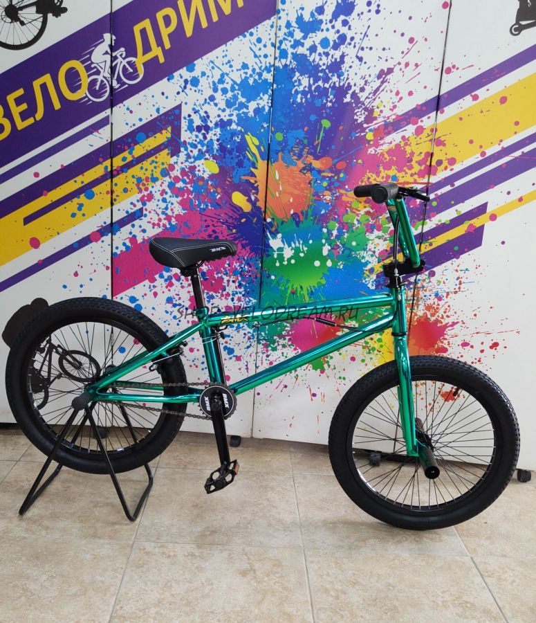 Велосипед BMX 20"  БМХ  цвет изумрудный