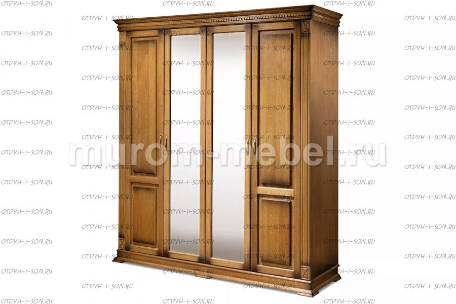 Шкаф 4-дверный Флоренция 2