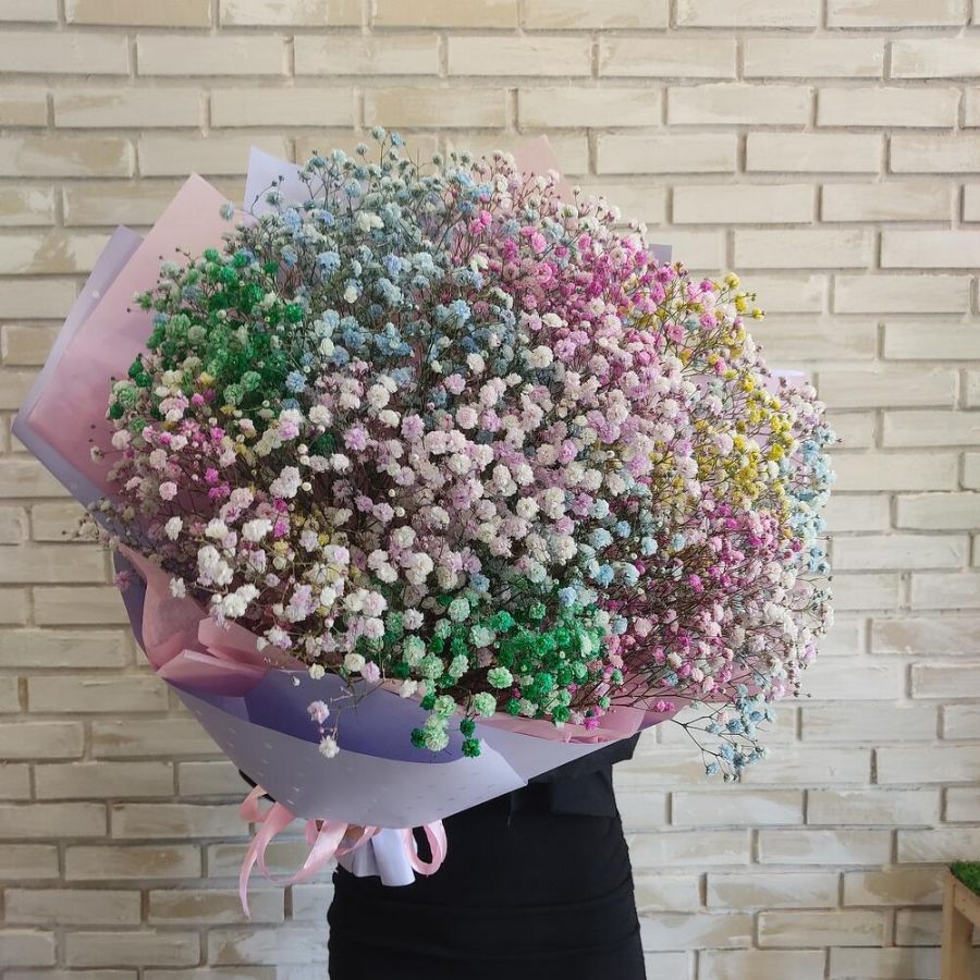 Букет из гипсофилы размер М