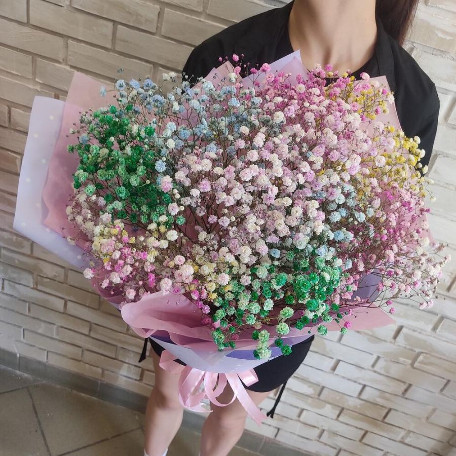 Букет из гипсофилы размер S