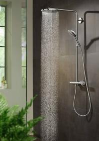 Душевая система Hansgrohe Raindance Select S 27633700 белая матовая ФОТО