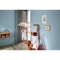 Душевая система Hansgrohe Croma E Showerpipe 27630000 с термостатом хром схема 6