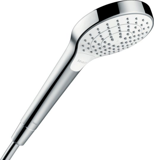 Душевая система Hansgrohe Croma Select E 27352400 с термостатом хром белая ФОТО