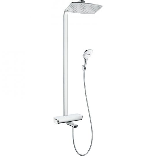 Фото Душевая система Hansgrohe Raindance E 27113400 белая хром