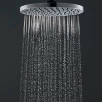 Душевая система Hansgrohe Vernis Blend Showerpipe 26276670 с термостатом черная матовая схема 5