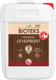 Огнебиозащита для Древесины Bioteks ОгнеProfit 10л 1 Группа, Розовая / Биотекс Огнепрофит.