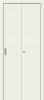 Дверь-Книжка Складная Финиш Флекс Bravo Гост-0 Л-23 Белый Межкомнатная 350x2000мм (Полотно 2шт+Коробка+Наличники 5шт+Ручка+Петли+Ролик) / Браво.
