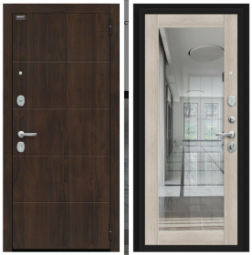 Входная Дверь Bravo Флэт Kale Almon/Cappuccino Veralinga 960x2050мм Правое Открывание / Браво.