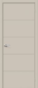 Межкомнатная Дверь ПЭТ Bravo Граффити-2.Д.П Cream Silk 700x2000мм (Полотно 1шт) / Браво.