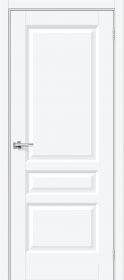 Межкомнатная Дверь ПЭТ Bravo Неоклассик-34 White Silk 900x2000мм (Полотно 1шт) / Браво.
