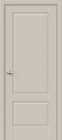 Межкомнатная Дверь ПЭТ Bravo Прима-12 Cream Silk 700x2000мм (Полотно+Коробка+5 Наличников) / Браво.