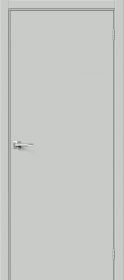 Межкомнатная Дверь ПЭТ Bravo Браво-0.П Grey Silk 700x2000мм (Полотно+Коробка+5 Наличников) / Браво.