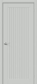 Межкомнатная Дверь ПЭТ Bravo Браво-40 Grey Silk 700x2000мм (Полотно+Коробка+5 Наличников) / Браво.