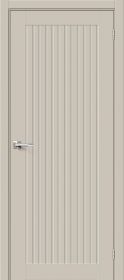 Межкомнатная Дверь ПЭТ Bravo Браво-40 Cream Silk 800x2000мм (Полотно+Коробка+5 Наличников) / Браво.