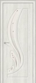 Межкомнатная Дверь Винил Bravo Лотос-2 Casablanca / Art Glass 600x2000мм (Полотно+Коробка+5 Наличников) / Браво.