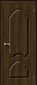 Межкомнатная Дверь Винил Bravo Скинни-32 Dark Barnwood 700x2000мм (Полотно+Коробка+5 Наличников) / Браво.