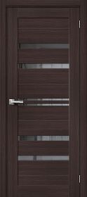 Межкомнатная Дверь с Экошпоном Bravo Браво-30 Wenge Melinga / Mirox Grey 800x2000мм (Полотно+Коробка+5 Наличников) / Браво.