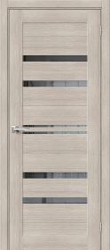 Межкомнатная Дверь с Экошпоном Bravo Браво-30 Cappuccino Melinga / Mirox Grey 800x2000мм (Полотно 1шт) / Браво.